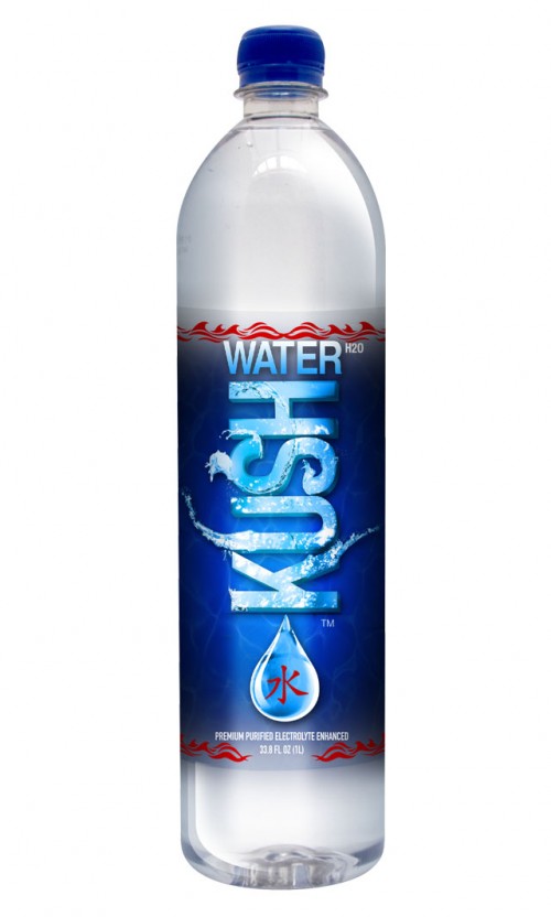 KUSH WATER H2O (1) Blue Bottle